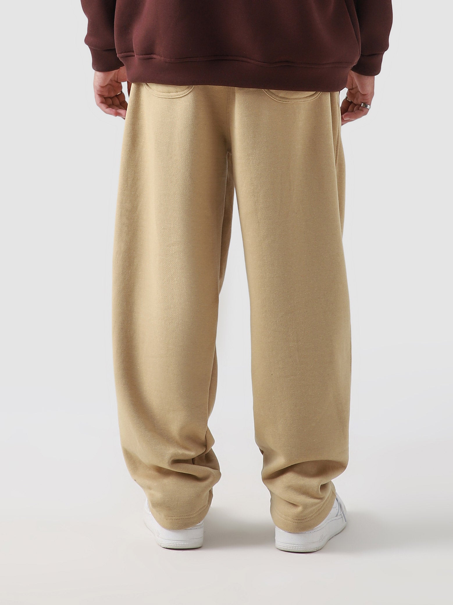 Beige - Straight Fit Trouser