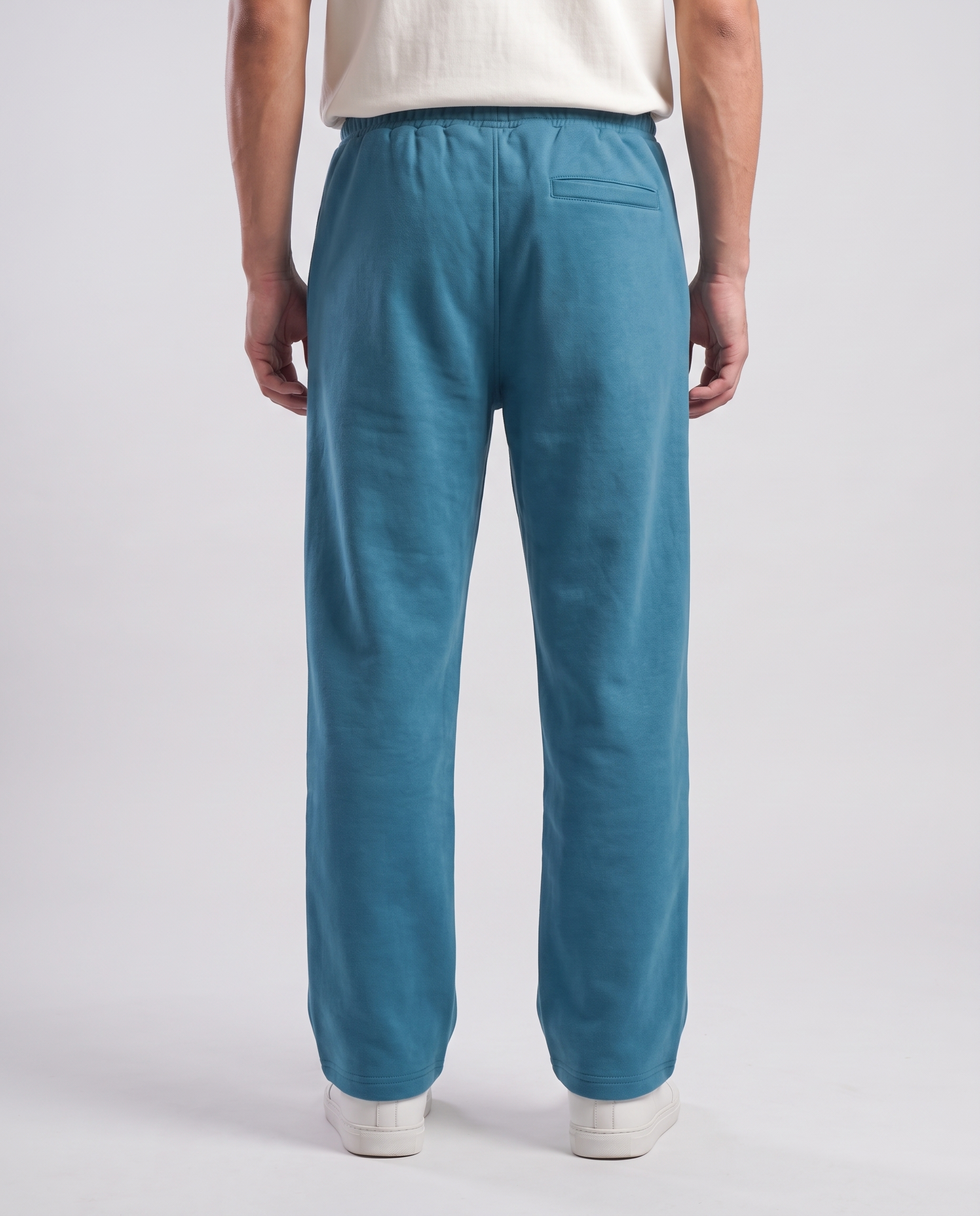 Baggy Trousers | Steel Blue