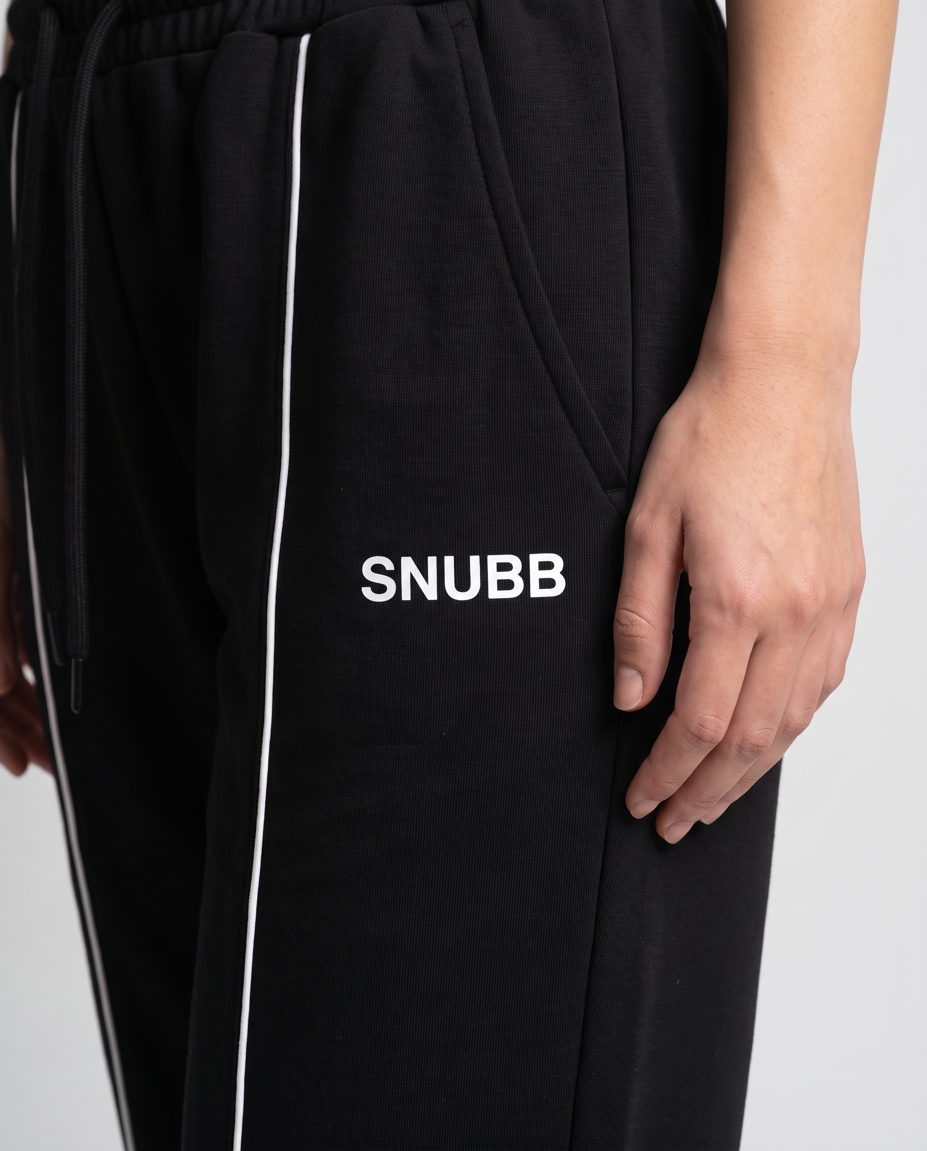 Piping Trouser | Black