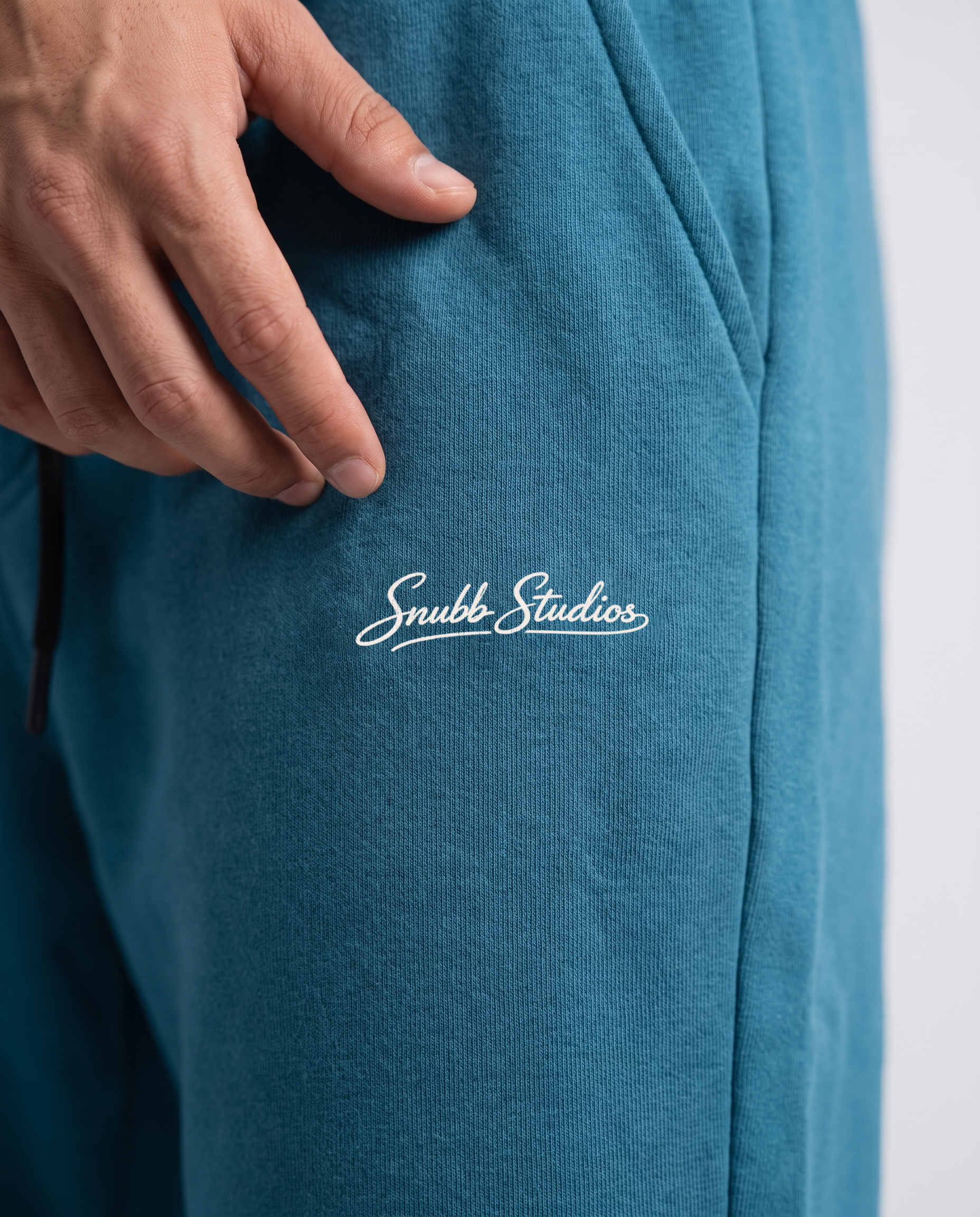 Baggy Trousers | Steel Blue